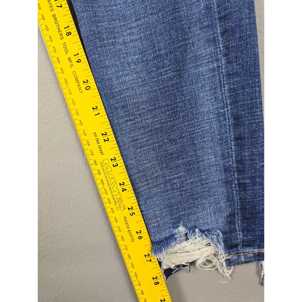 BKE Billie High Rise Ankle Skinny Distressed Jeans Blue Size 28 - Picture 12 of 13